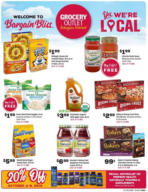 grocery outlet bargain market|bargain grocery outlet weekly ad.